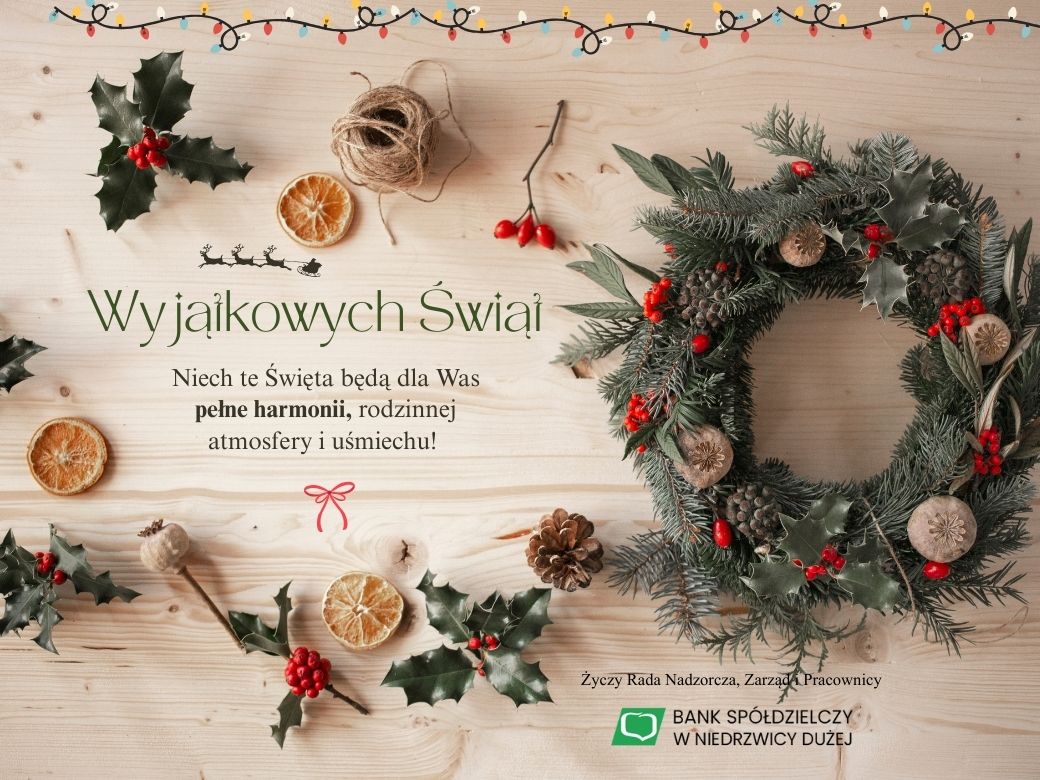 wesołych świąt! kartka